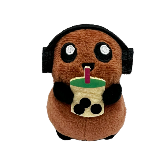 Tubby Nugget's Boba & Beats Plush Keychain