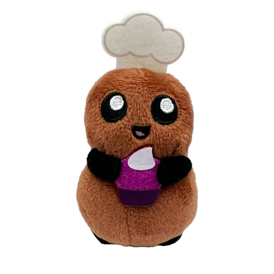 Tubby Nugget's Muffin Chef Plush Keychain