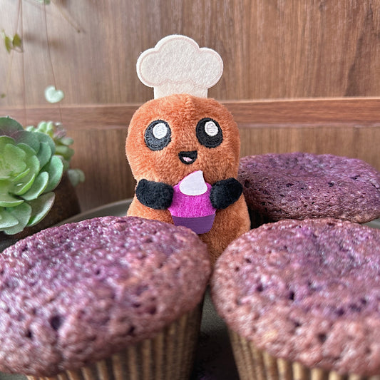 Tubby Nugget's Muffin Chef Plush Keychain