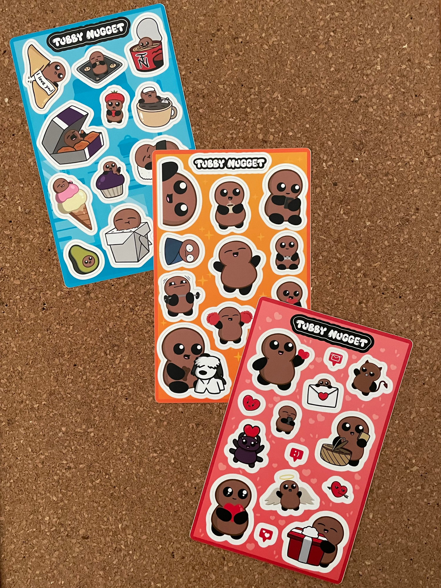 Tubby Nugget Stickers